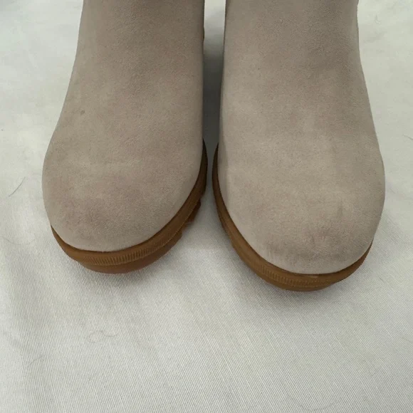 Sorel Cream Wedge Ankle Boots NWOT Sz 9 - Picture 8 of 10